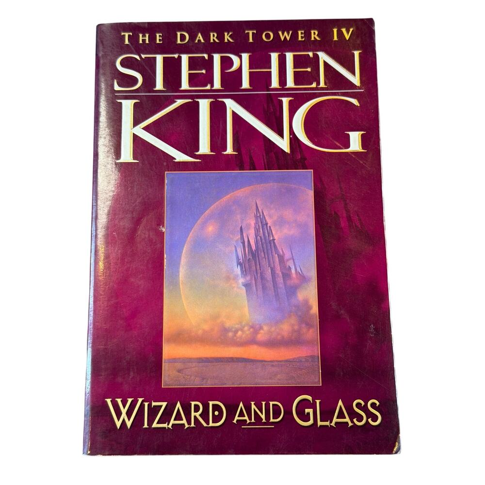 The Dark Tower IV 4 Wizard and Glass Stephen king 1st plume print PB book